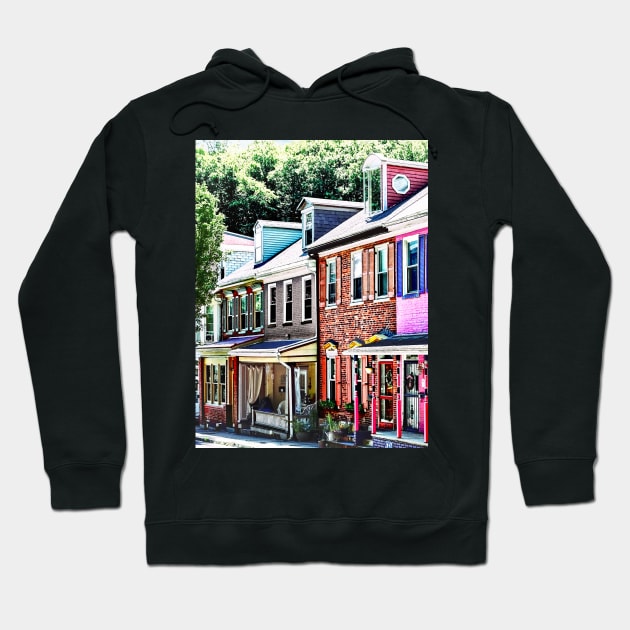 Jim Thorpe PA - Colorful Street Hoodie by SusanSavad